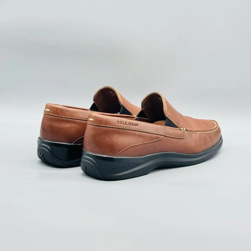 Cole Haan Shoes Mens 11 Brown Leather Grand OS Loafers Slip On Casual Comfort